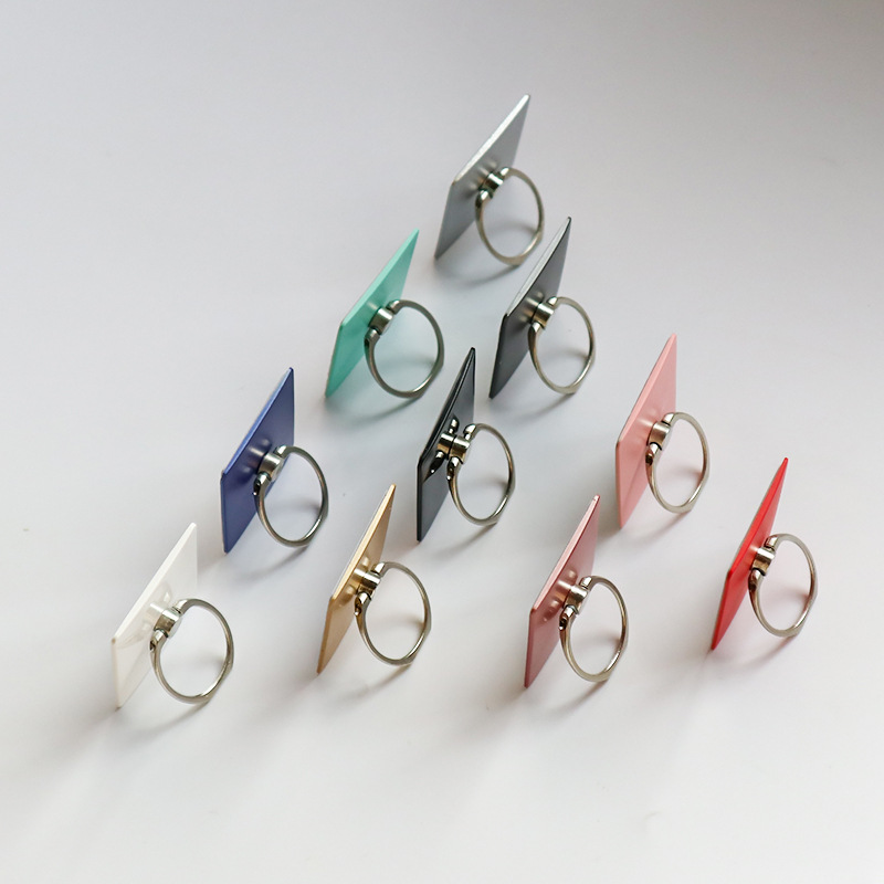 Mobile Phone Stand Ring Buckle Gift Printing Logo Lazy Metal Ring Buckle Acrylic Mobile Phone Ring Stand details Picture