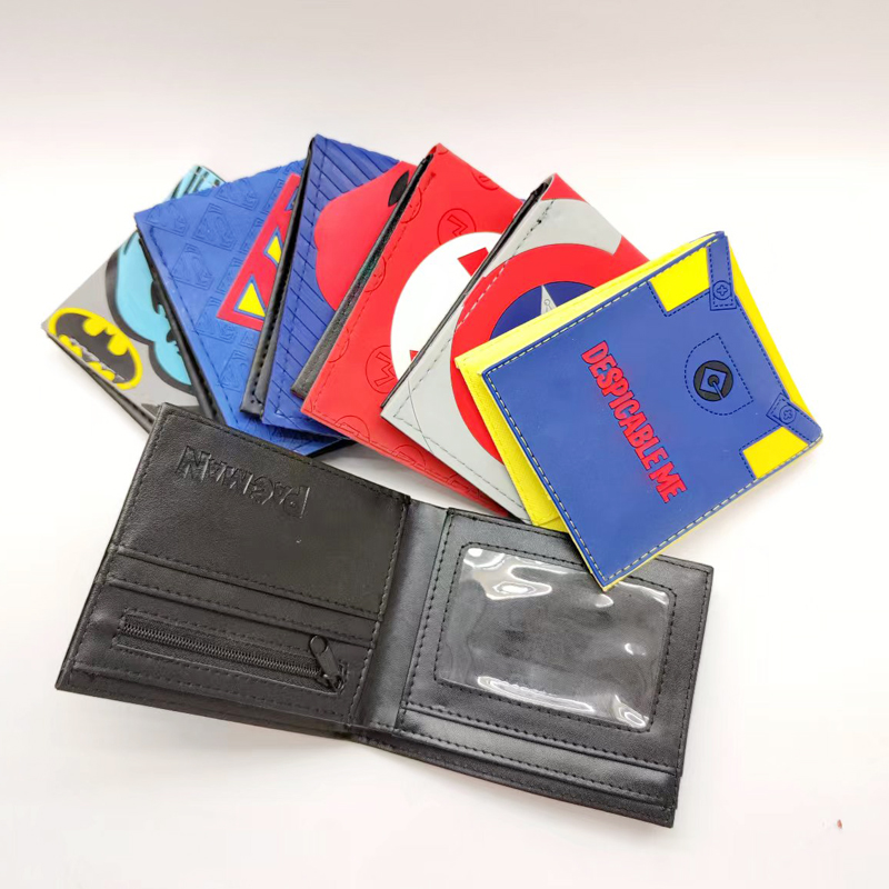 Creative new cartoon wallet PVC+PU leather animation peripheral series zero wallet