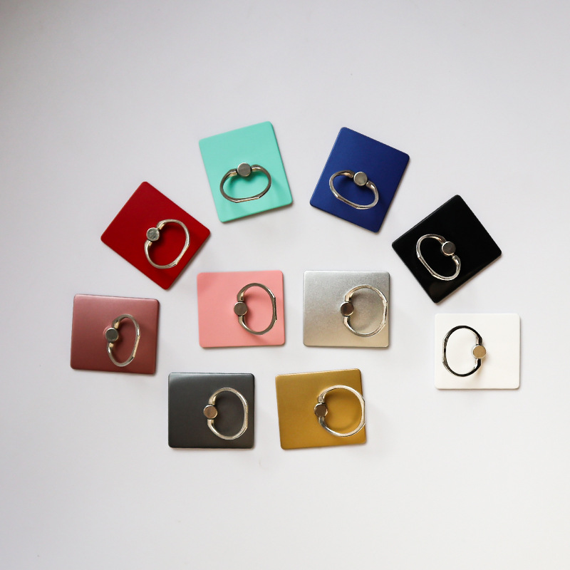 Mobile Phone Stand Ring Buckle Gift Printing Logo Lazy Metal Ring Buckle Acrylic Mobile Phone Ring Stand Application Scenario