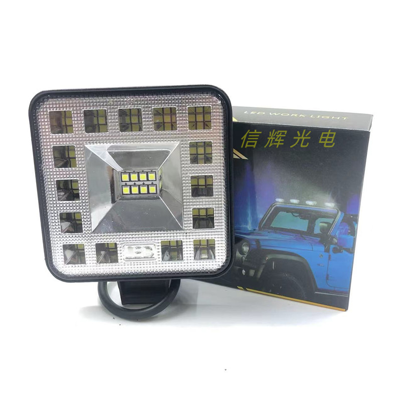 69W工作灯汽车前照灯23珠货车辅助照明灯方形射灯详情2