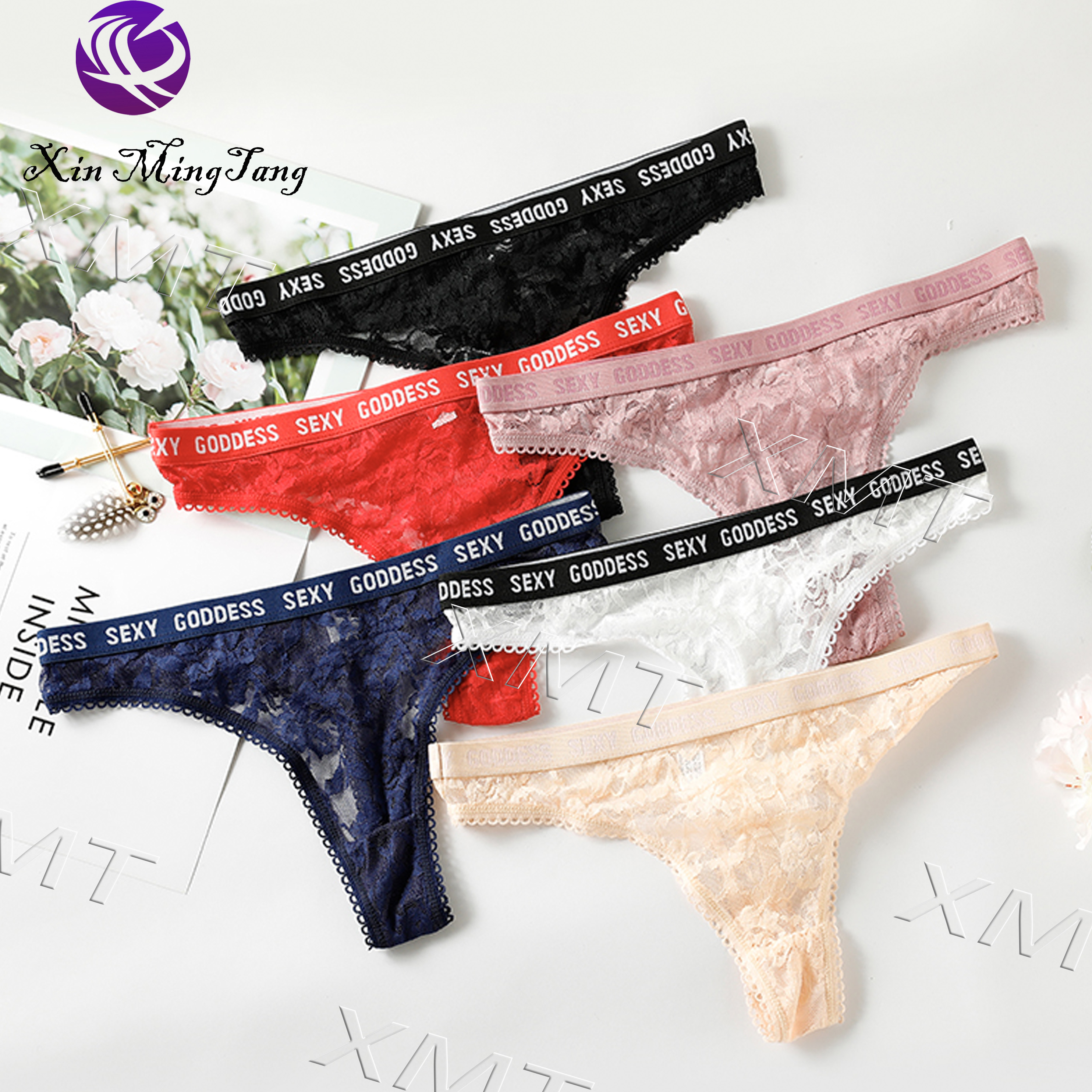 Sexy lace ladies tanga al por mayor comodidad sexy bragas