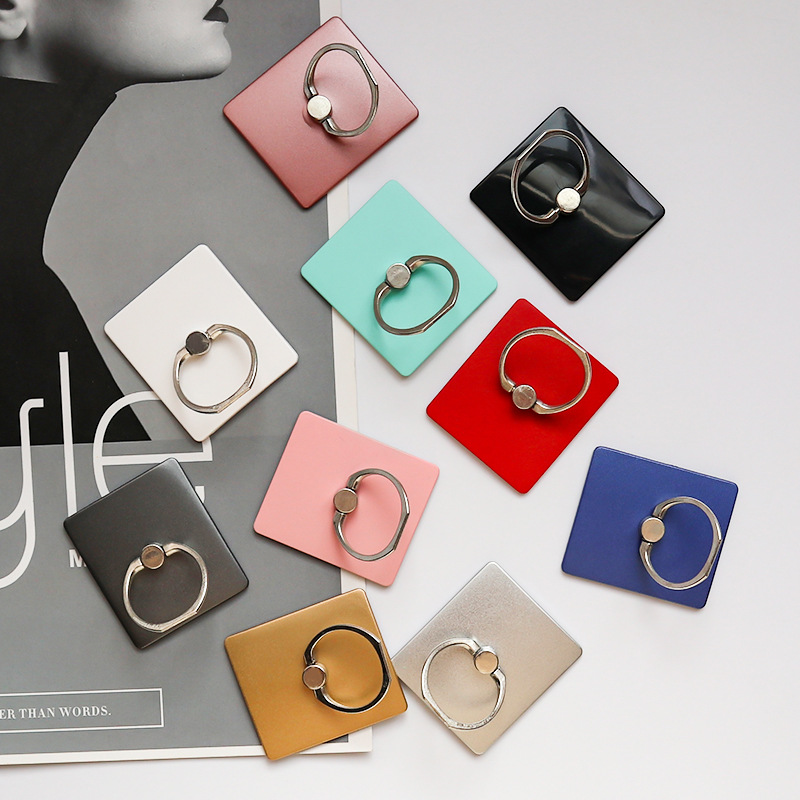 Mobile Phone Stand Ring Buckle Gift Printing Logo Lazy Metal Ring Buckle Acrylic Mobile Phone Ring Stand Specification drawing
