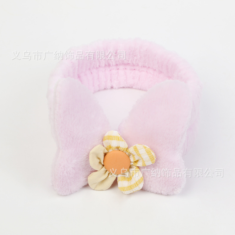 LAN MEI Cartoon anime bow plaid bow rabbit ears cute headband Application Scenario