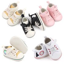 Baby canvas shoes casual Soft Sole Baby indoor walking shoes