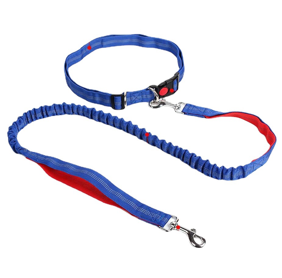 New type of pet leash, outdoor running and dog walking leash, dog chain, nylon elastic leash Item Picture