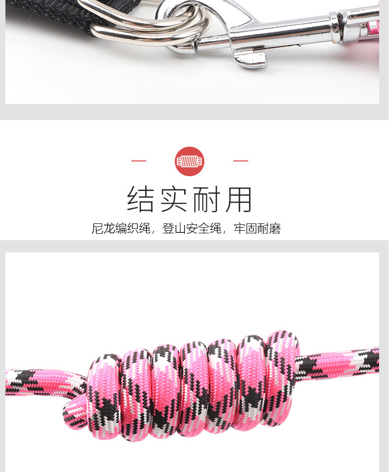 New pet leash with foam handle, breathable reflective chest and back strap, large and medium-sized dog leash, pet supplies in stock for wholesale pic 10