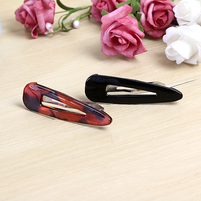 Manufacturers direct hair accessories classic acrylic springboard clip BB clip fringe clip hair clip drop clip