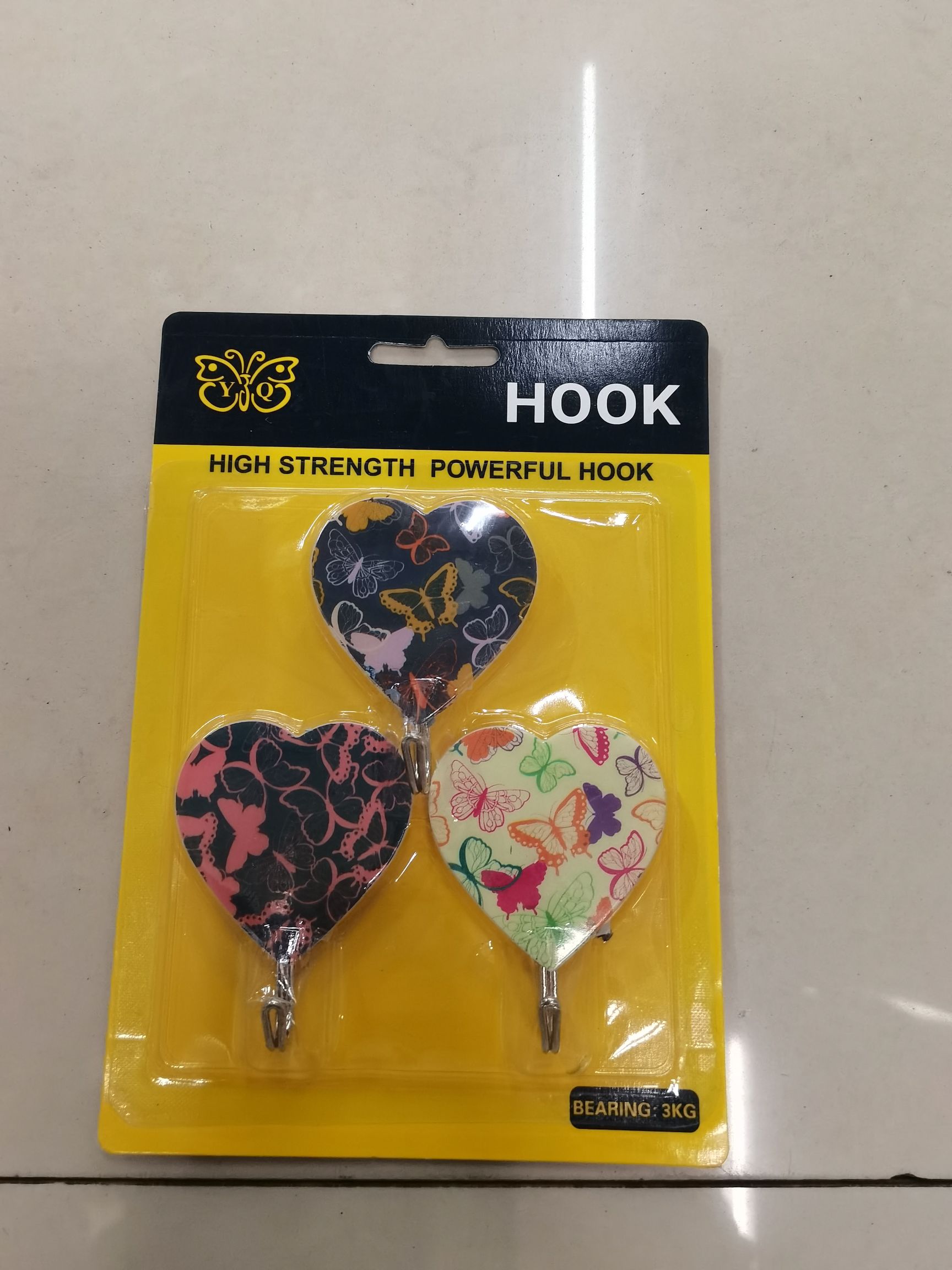 Butterfly 3Pcs Sticky Hook