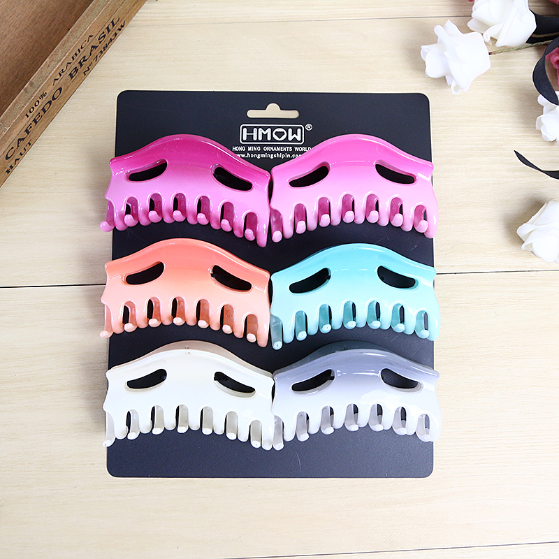 Manufacturers direct disc hair grab multi - color ponytail claw accessories hair accessories street shot hair clip