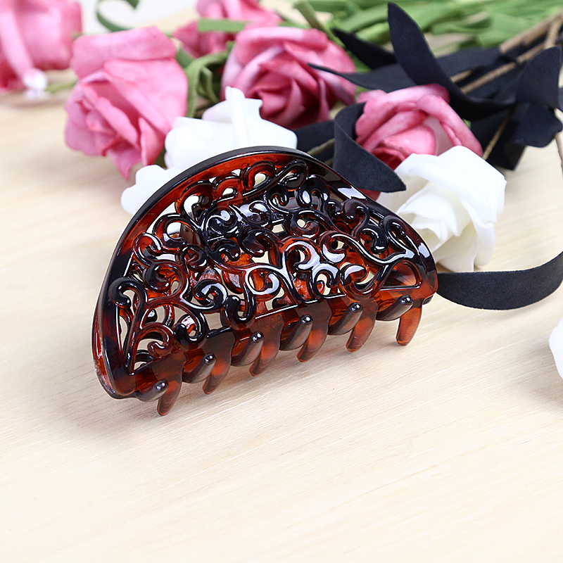 Manufacturers direct rainbow jewelry clip plastic simple clip clip hair accessories clip clip clip disc hair clip color hair clip