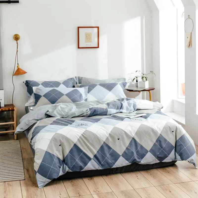 2022 New Factory Direct Sales Burst Pure Cotton Four-Piece Quilt Set Bed Sheet Pillowcase