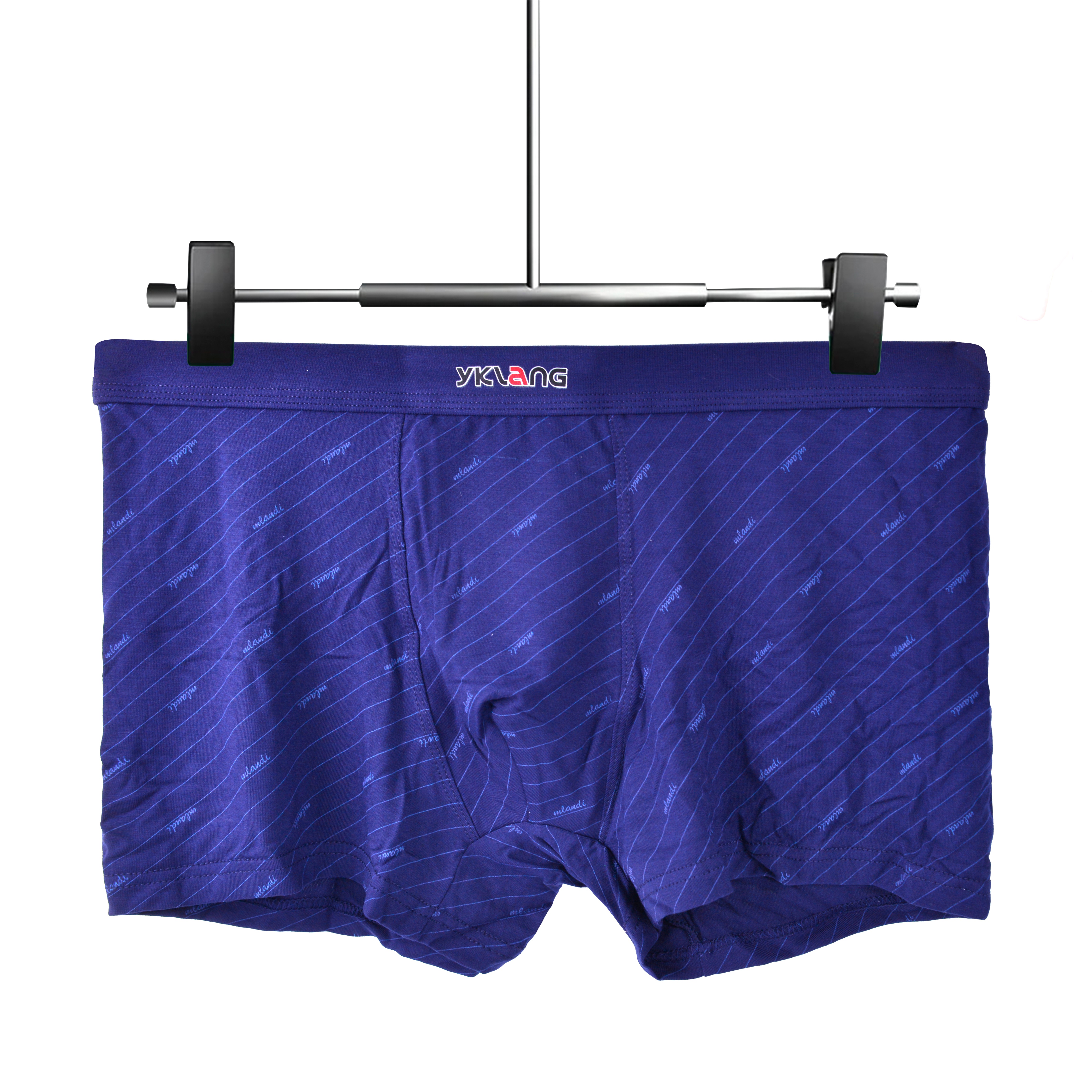 Factory Direct Sales Billion Gram Wolf Ice Silk Cotton Nylon Men's Underwear Solid Color Waist Simple Boxers Boxers Shorts Breathable Boxers Spot Wholesale Application Scenario