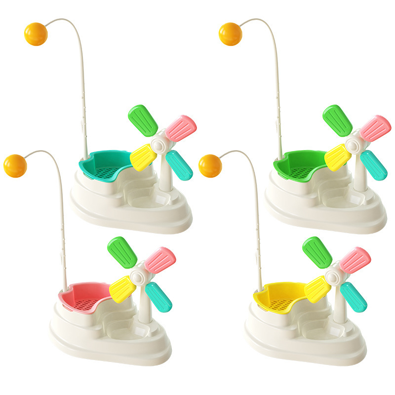 Wholesale of new pet supplies: cat toys, windmills, cat teasing grass, cat teasing balls, toys to relieve boredom and have fun, cat toys details Picture