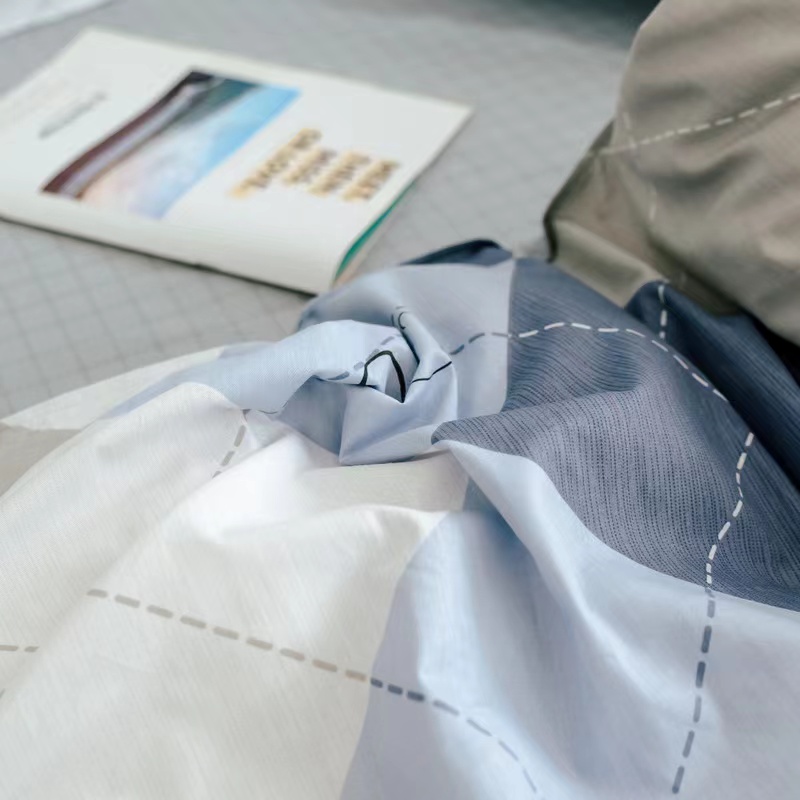 2022 New Factory Direct Sales Burst Pure Cotton Four-Piece Quilt Set Bed Sheet Pillowcase Application Scenario