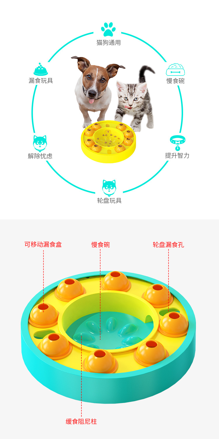 新款宠物狗狗玩具漏食慢食防噎解闷神器自嗨逗猫玩具训练宠物用品详情2