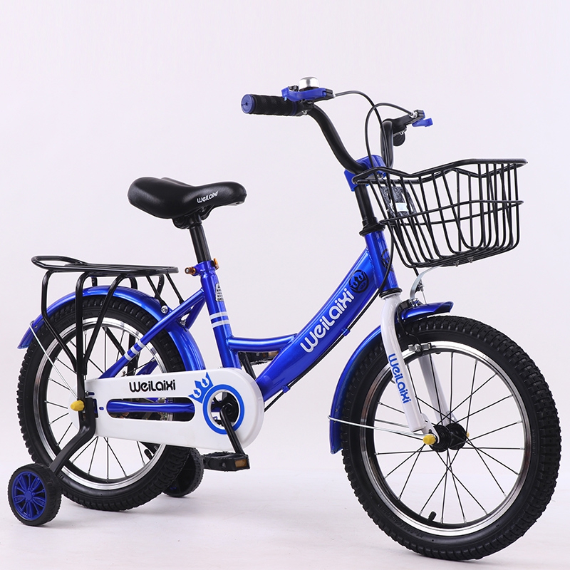 2022 The New Children's Bicycle Little Beyond With Basket Back Auxiliary Wheel Stroller Specification drawing