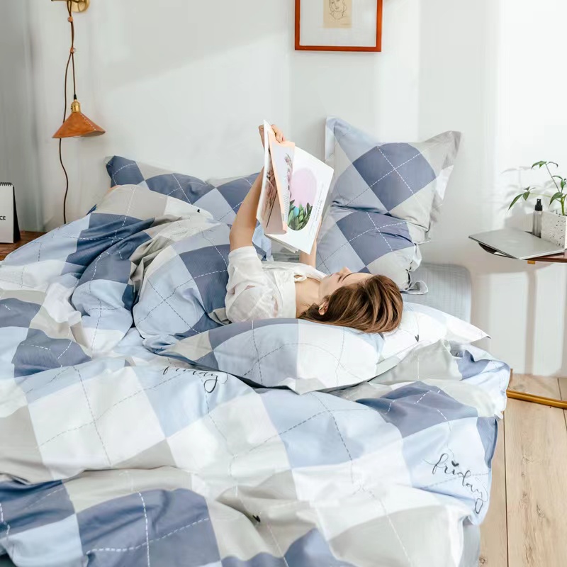 2022 New Factory Direct Sales Burst Pure Cotton Four-Piece Quilt Set Bed Sheet Pillowcase Specification drawing