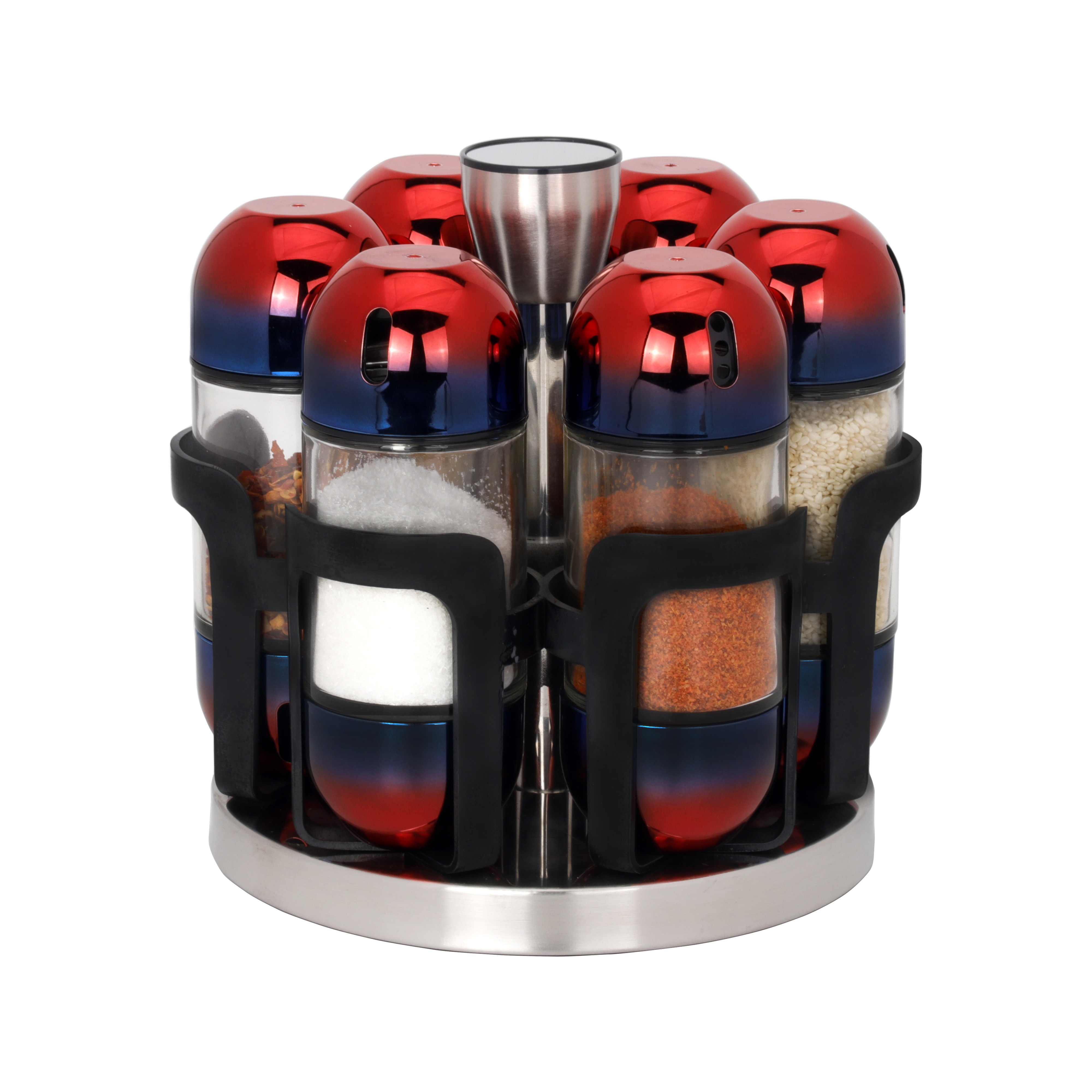 The New Seasoning Jar Set Rotates 6Pcs Application Scenario