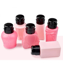 Nail Polish remover Nail polish remover Alcohol pressure bottle Nail Polish suction bottle with lock leak proof 250ml