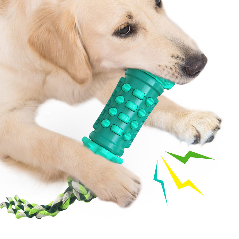 New pet supplies factory wholesale dog chewing sound toys, durable teeth grinding and cleaning toys, pet dog toothbrushes pic 2