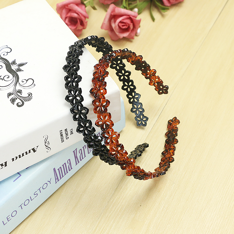 Manufacturers direct Hong name hair hoops head hoops hair accessories one molding ABS resin strong and durable