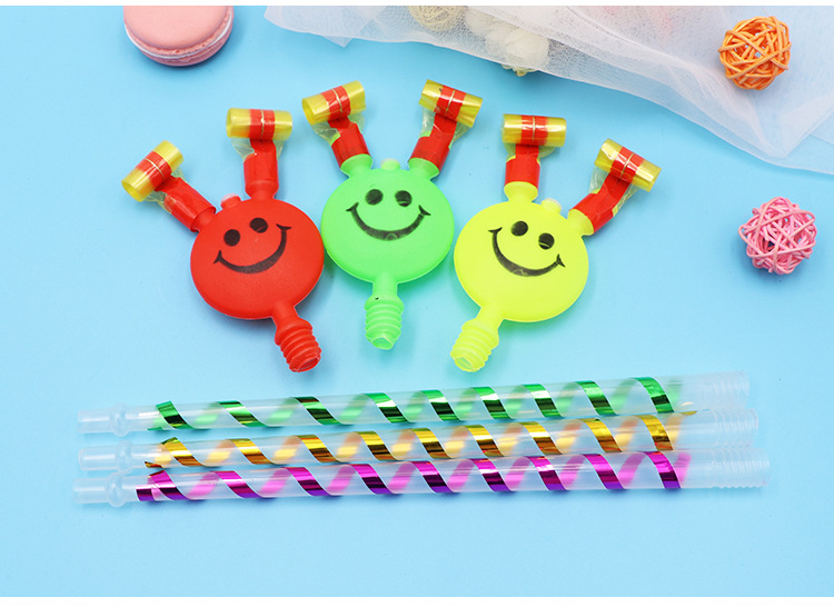 儿童吹吹卷笑脸吹龙口哨节日庆典派对喇叭小丑吹龙地摊玩具小礼品详情4