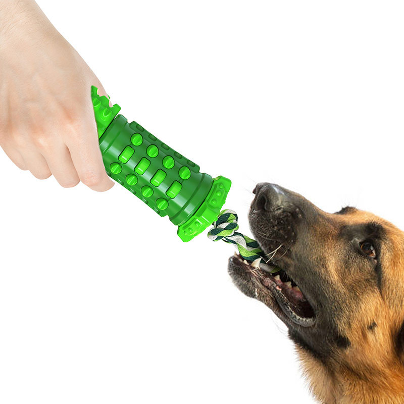 New pet supplies factory wholesale dog chewing sound toys, durable teeth grinding and cleaning toys, pet dog toothbrushes Specification image