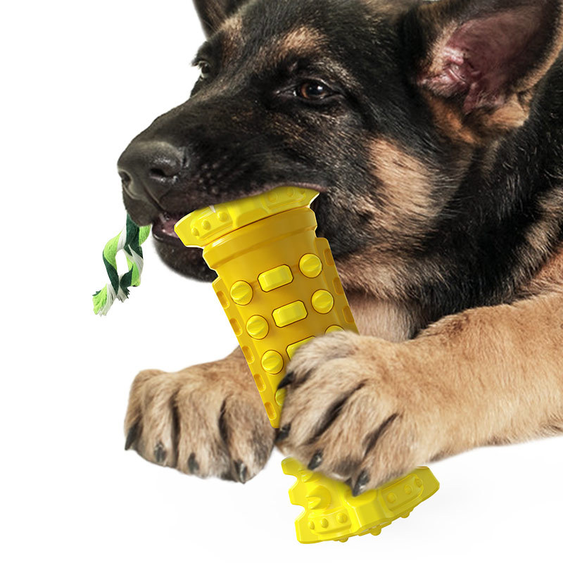 New pet supplies factory wholesale dog chewing sound toys, durable teeth grinding and cleaning toys, pet dog toothbrushes details Picture