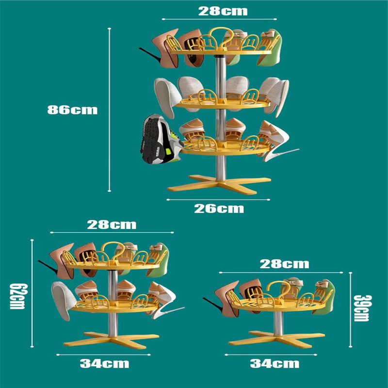 网红晾鞋架室外阳台家用简易方便旋转挂鞋神器收纳多功能晾晒架子详情19