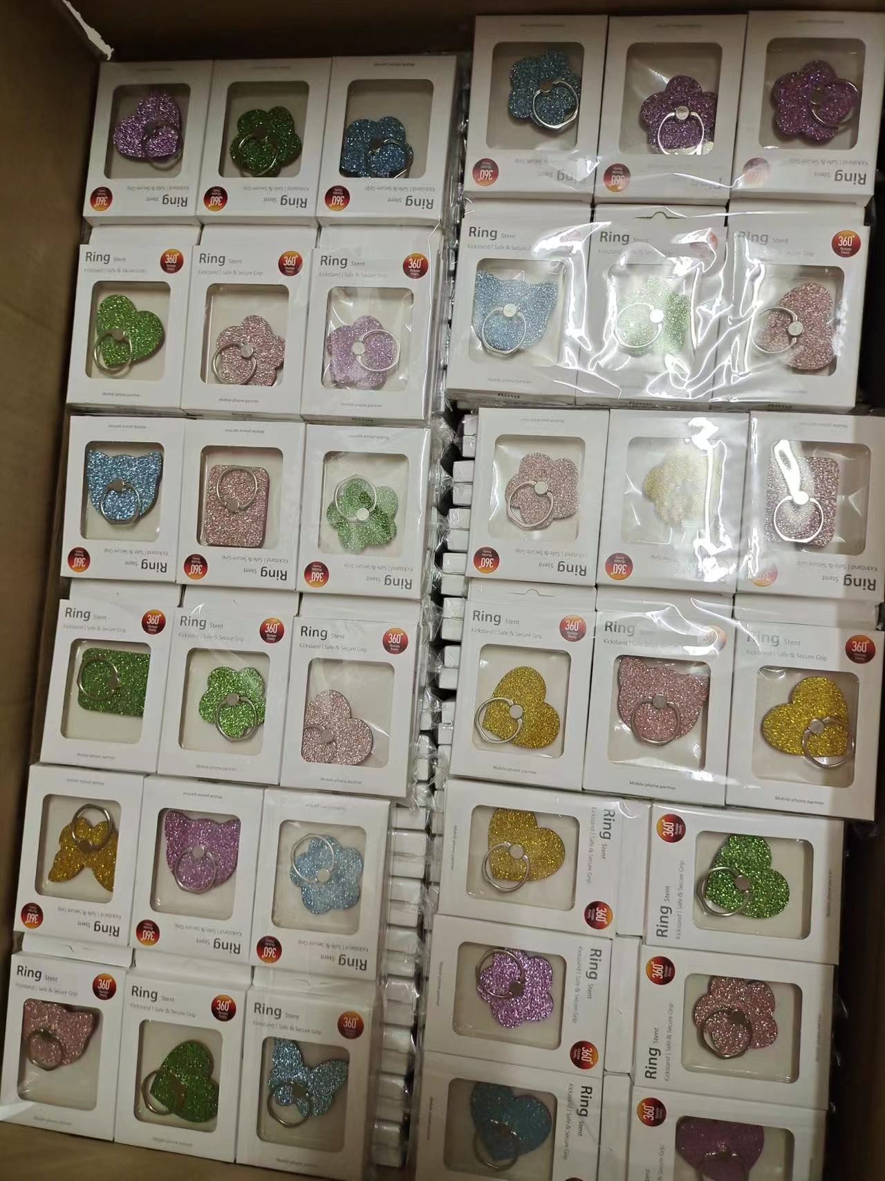 Customized cartoon acrylic mobile phone ring buckle brackets with printed logos and cartoon gifts based on your provided pictures. Factory direct sales pic 16