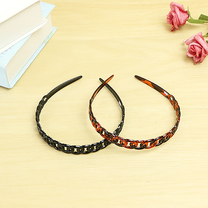 Manufacturers direct hair accessories headband thin headband sweet ABS hairpin headband