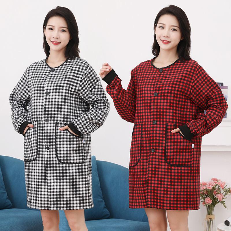 罩衣/纯棉罩衣/正穿衣细节图