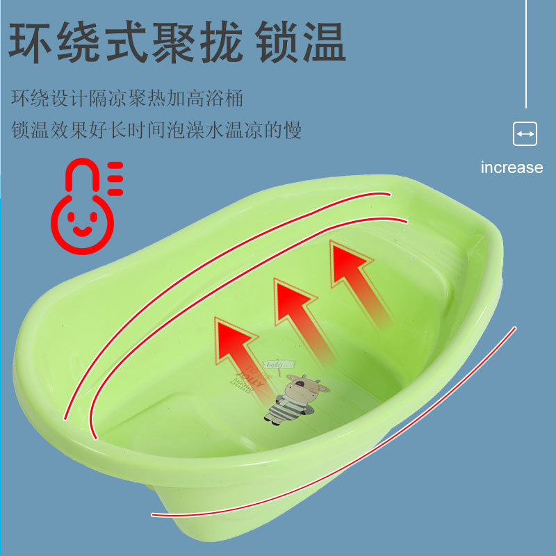 Xiang Xingyuan Baby bath bath bath tub thickened baby bath tub Plastic baby bath tub details Picture