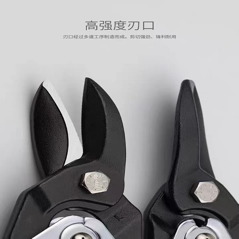 Pioneering iron sheet scissors, industrial scissors, manual strong and labor-saving, old-fashioned special scissors for cutting iron sheets, aviation scissors for ceiling pic 5