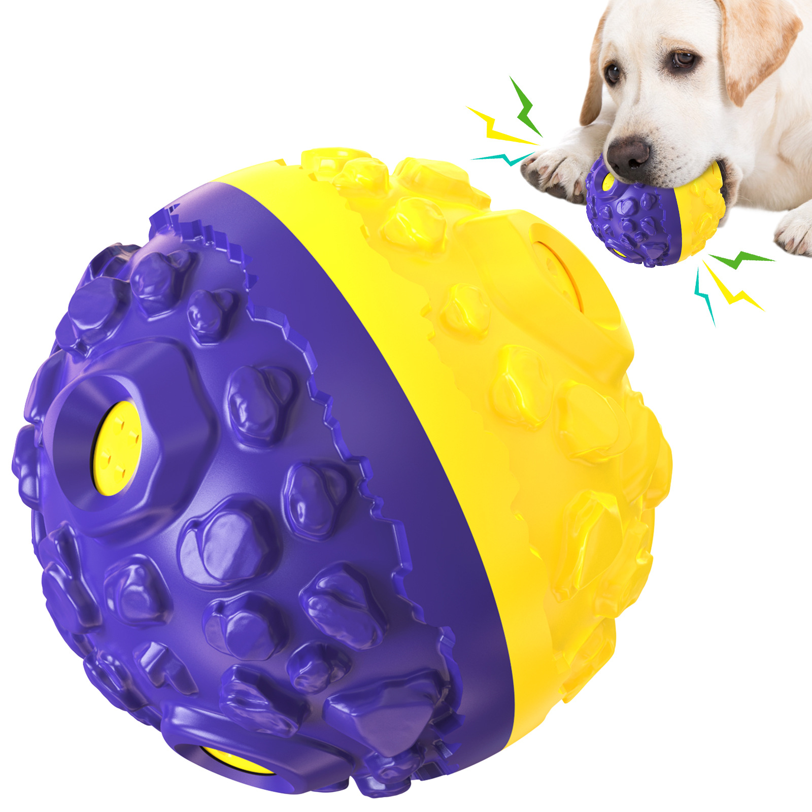 新款宠物啃咬玩具狗狗磨牙球耐咬磨牙清洁狗牙刷球形宠物用品详情8