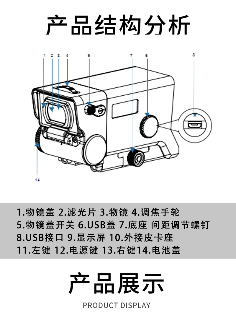 ZIYOUHU新款全息侦查MS32夜视仪昼夜两用红外数码双目源头厂家详情11