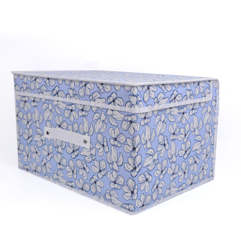 WELLCYSUN Luxury Household Items Collapsible Home Storage Bin With Lid thumbnail