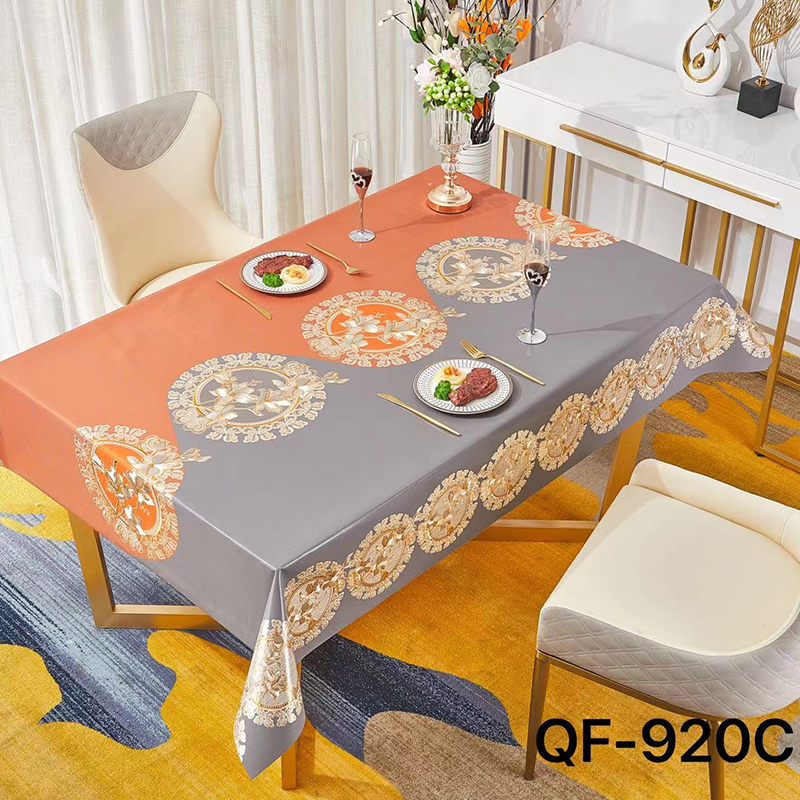 QF brushed light luxury European tablecloth table long table Western table family living room tea table cloth table cloth art