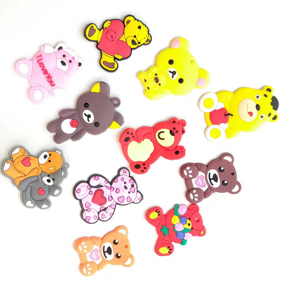 PVC soft plastic accessories key chain accessories, refrigerator stickers accessories