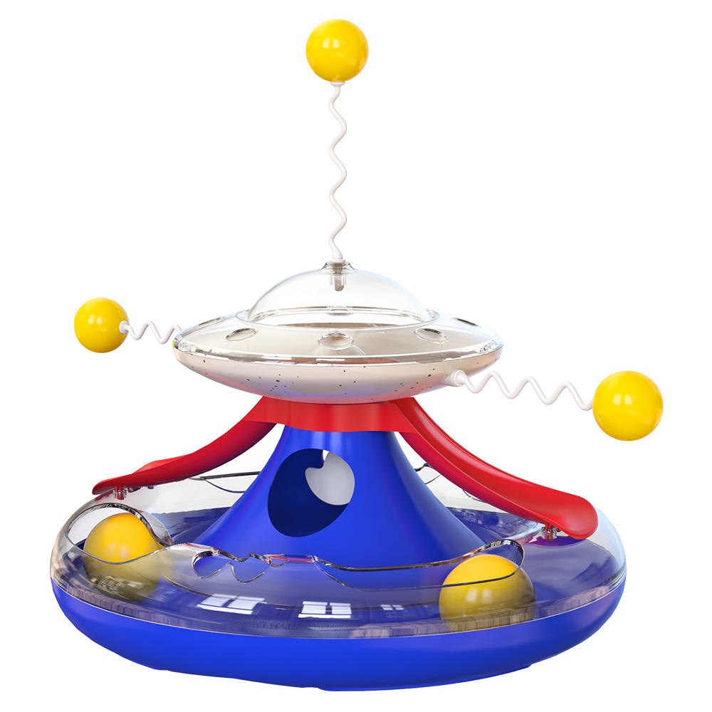 New pet supplies: Amazon's untoppling doll, cat toy ball, interactive self-fun track turntable, slow-eating cat toy that leaks food Item Picture