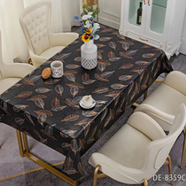 Hong Yuan luxury gold tablecloth geometric suede tablecloth multicolor tablecloth round table rectangular table home