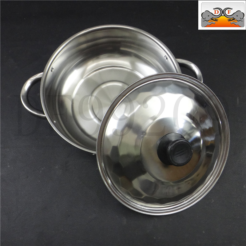 DF99209 steel ear chrysanthemum pot, Korean clear soup pot, stainless steel hot pot basin, skewer and shabu-shabu pot, induction cooker, household large capacity, DF TRADING HOUSE pic 5