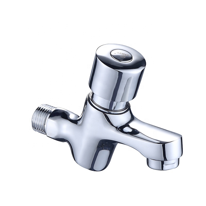 Chrome Plated High Quality Press Delay Toilet Flush Valve