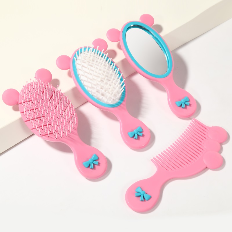 Cute airbag cushion comb, portable and small children's comb with mirror, mini comb wholesale Item Picture