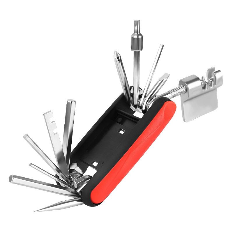 Bg-8050 with tire patch tool hex wrench spoke wrench screwdriver chain cutter tire pry bar chain hook Spiked awl Free tire patch