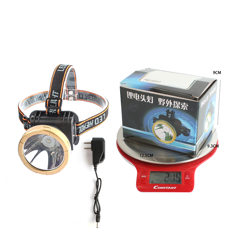 New LED high-intensity cup headlamp, outdoor high-intensity lighting night fishing lamp, charging headlamp Specification image
