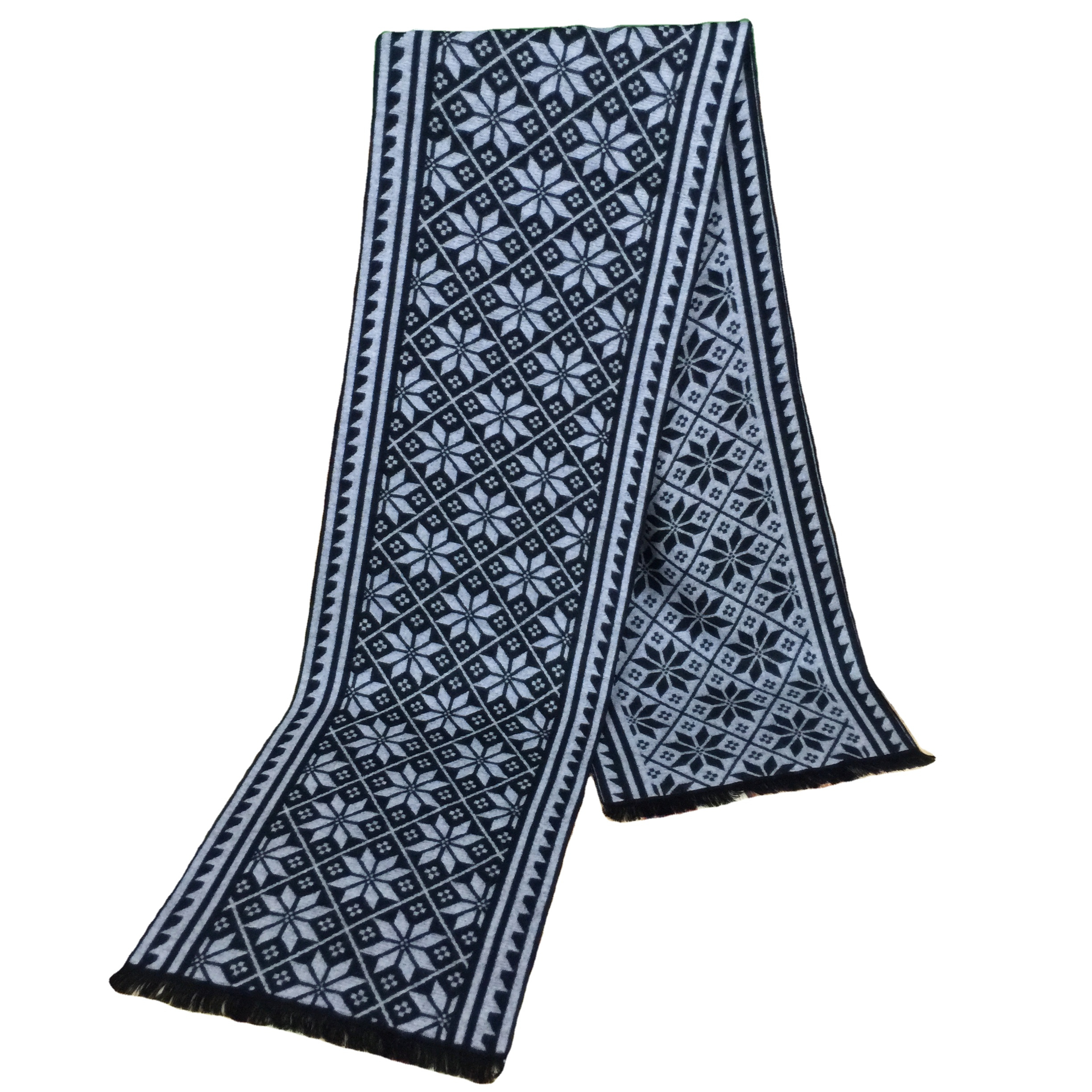 New Vision 30x180CM casual woven winter custom design men's scarfs