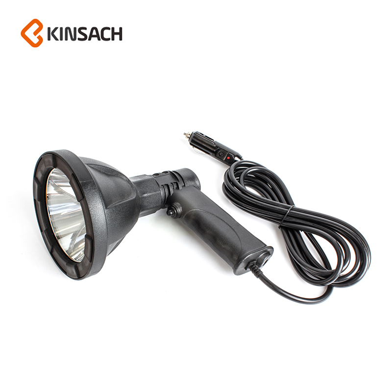 5-inch LED handheld work lights, outdoor lighting spotlights, portable lights and searchlights are selling well across borders