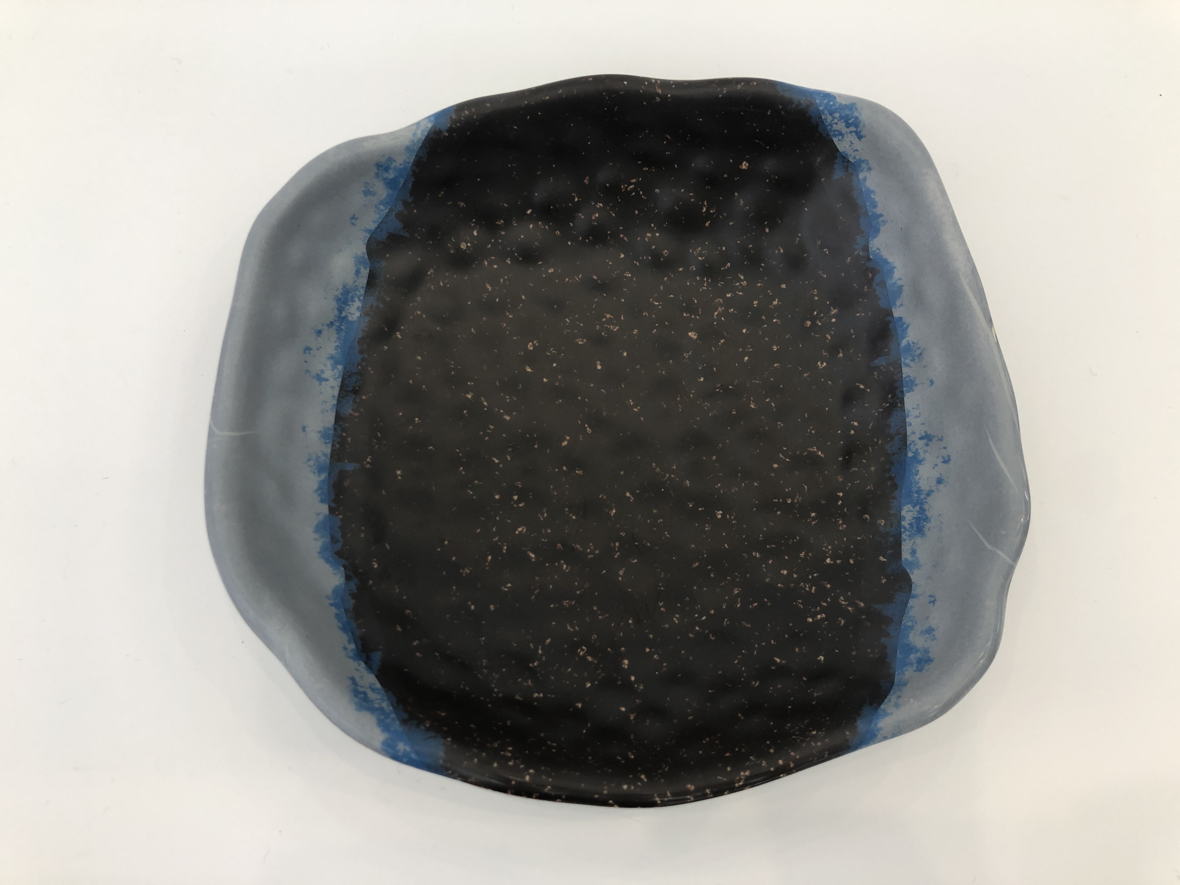 Melamine plate imitation porcelain tableware plastic tableware Hotel tableware dish rectangular dish frosted dish cold dish sesame platter