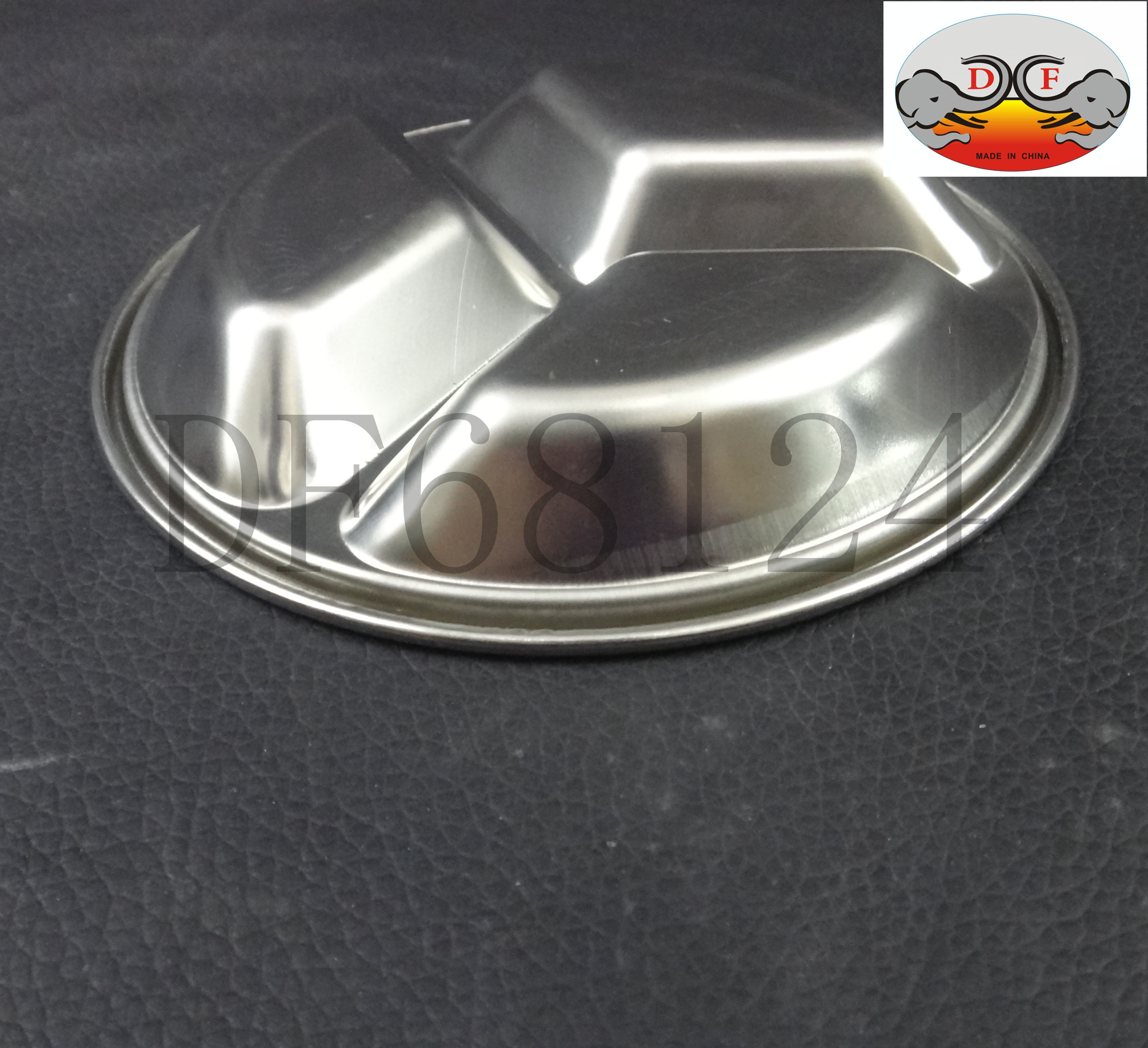 DF68124 Two flavors Three flavors Sauce dish Korean dipping dish Stainless steel sauce dish Hot pot seasoning dish Round roast meat division dipping dish Household round DF TRADING HOUSE Item Picture